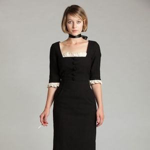 l'ecole des femmes Square Neck Dress Size 0 NWT